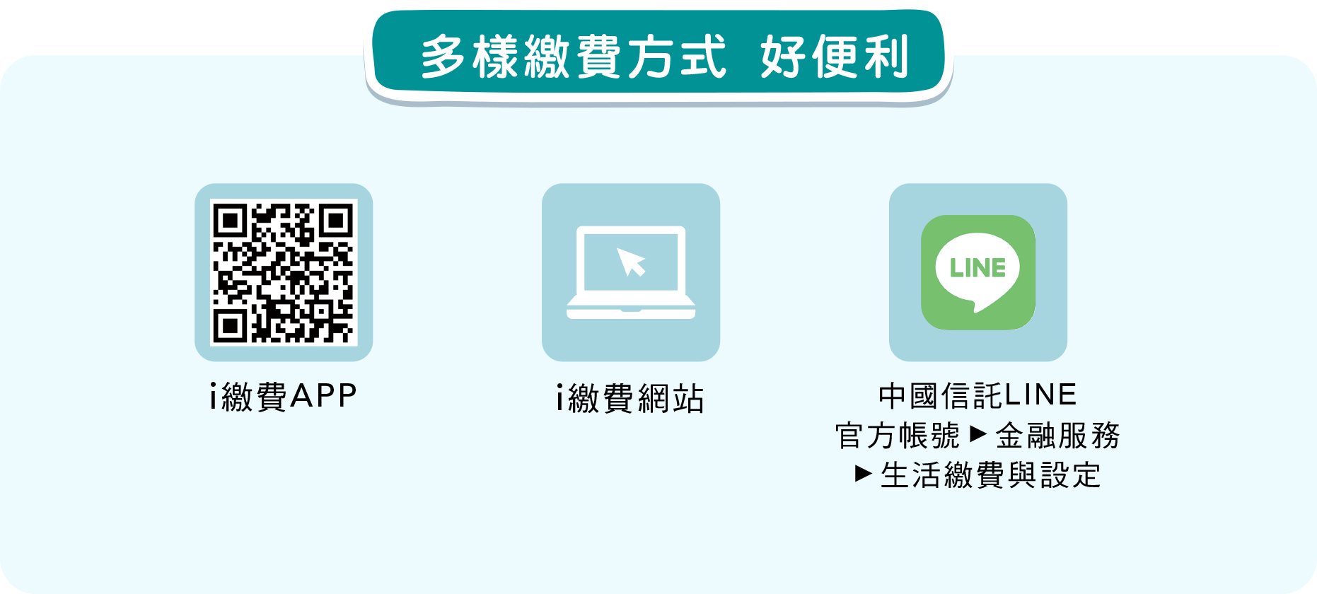 多樣繳稅方式好便利